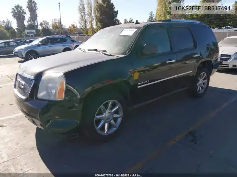 1GKS2EEF1BR317494 — 2011 GMC Yukon, фото 2 с аукциона IAAI, Естественный износ