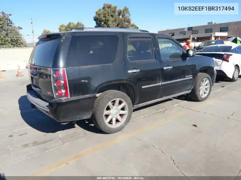 1GKS2EEF1BR317494 — 2011 GMC Yukon, фото 4 с аукциона IAAI, Естественный износ