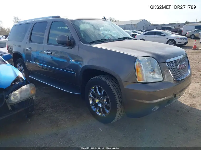 1GKS2MEF1DR271789 — 2013 GMC Yukon, фото 2 с аукциона IAAI, Передняя и задняя части