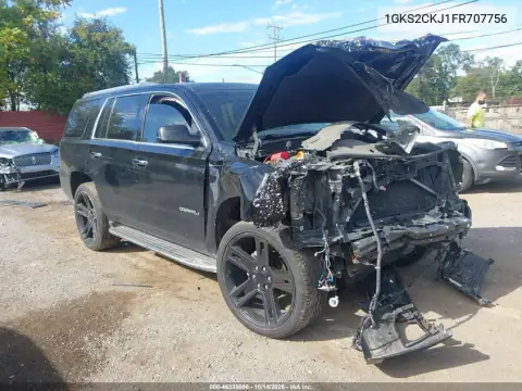 1GKS2CKJ1FR707756 — 2015 GMC Yukon, Передняя часть, фото до ремонта