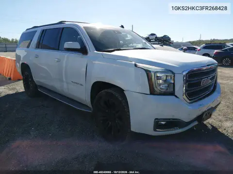 1GKS2HKC3FR268428 — 2015 GMC Yukon, Передняя часть, фото до ремонта