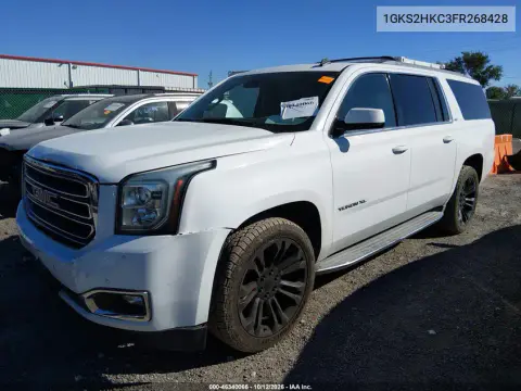 2015 GMC Yukon Xl 1500 Slt VIN 1GKS2HKC3FR268428 фото 3