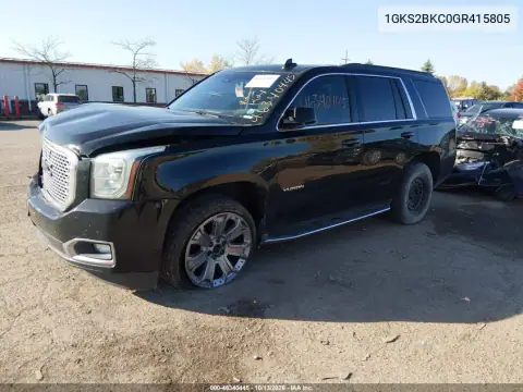 1GKS2BKC0GR415805 — 2016 GMC Yukon, фото 3 с аукциона IAAI, Передняя часть