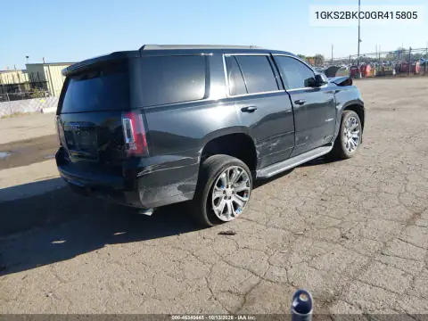 1GKS2BKC0GR415805 — 2016 GMC Yukon, фото 5 с аукциона IAAI, Передняя часть
