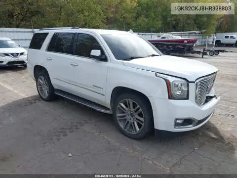 1GKS2CKJ8HR338803 — 2017 GMC Yukon, Передняя часть, фото до ремонта