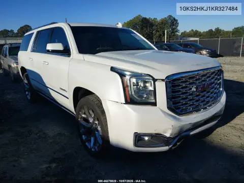 1GKS2HKJ1KR327484 — 2019 GMC Yukon, Передняя часть, фото до ремонта