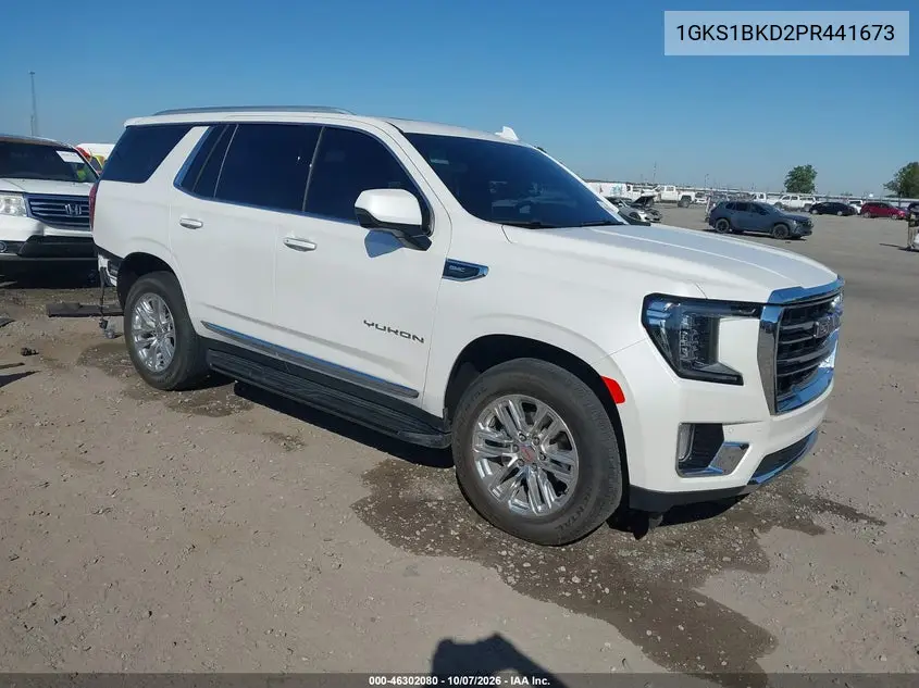 2023 GMC Yukon 2Wd Slt VIN 1GKS1BKD2PR441673 фото 2