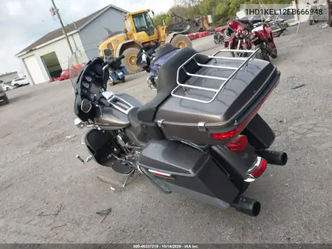 1HD1KEL12EB666948 — 2014 Harley-Davidson Electra Glide, фото 3 с аукциона IAAI, Передняя часть слева