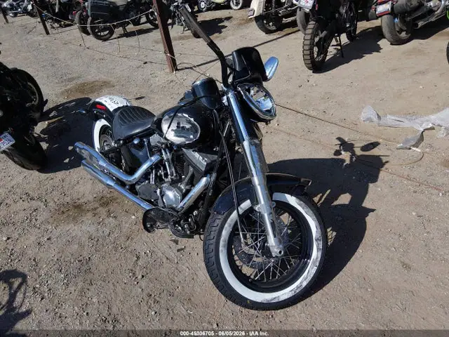 1HD1JRV31FB034257 — 2015 Harley-Davidson Fls Softail Slim, Левый бок (Left Side), фото до ремонта