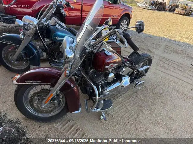 5HD1BWVA2HB030045 — 2017 Harley-Davidson Flstc Heritage Softail, Задняя часть (Rear), фото до ремонта