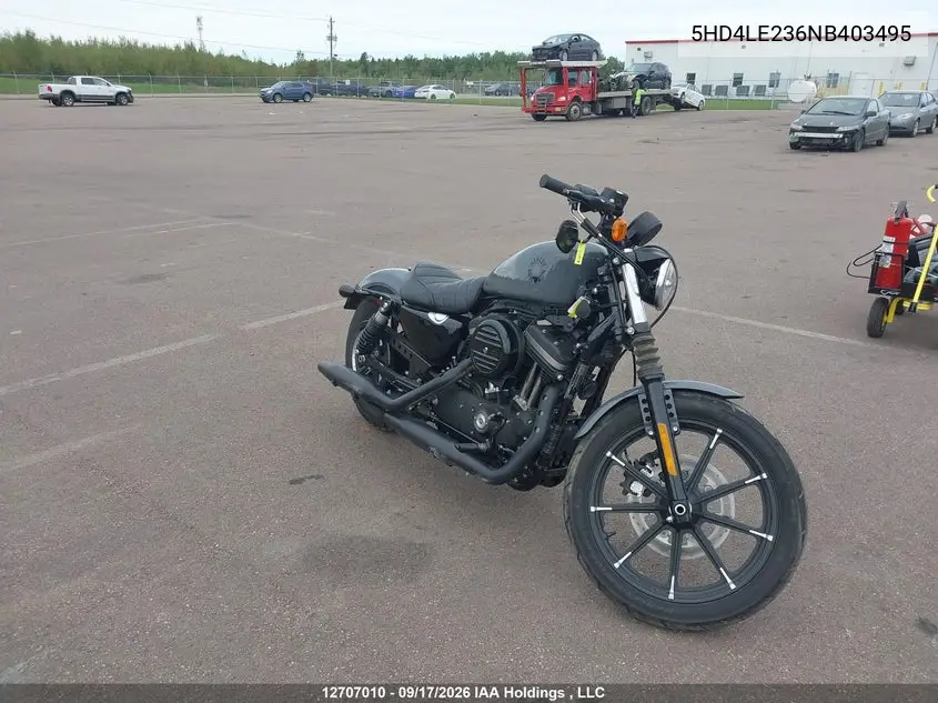 2022 Harley-Davidson Xl883 N VIN 5HD4LE236NB403495 фото 2