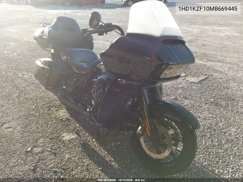 2021 Harley-Davidson Fltrk VIN 1HD1KZF10MB669445 фото 1