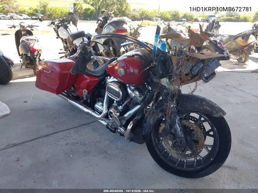 2021 Harley-Davidson Flhxs VIN 1HD1KRP10MB672781 фото 1