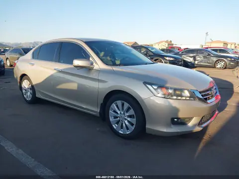 1HGCR3F87FA023278 — 2015 Honda Accord EX-L V-6, Левый бок (Left Side), фото до ремонта