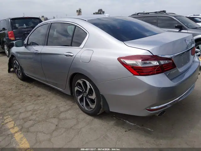 1HGCR3F8XHA041745 — 2017 Honda Accord EX-L V6, фото 3 с аукциона IAAI 30.09.2026, Передняя часть слева