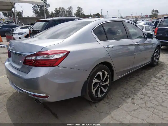 1HGCR3F8XHA041745 — 2017 Honda Accord EX-L V6, фото 4 с аукциона IAAI 30.09.2026, Передняя часть слева