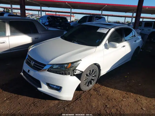 1HGCR2F80FA101376 — 2015 Honda Accord EX-L, фото 2 с аукциона IAAI 13.10.2026, Задняя часть