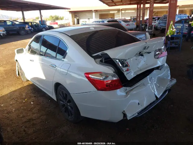 1HGCR2F80FA101376 — 2015 Honda Accord EX-L, фото 3 с аукциона IAAI 13.10.2026, Задняя часть