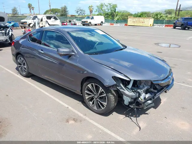 1HGCT1B80HA003498 — 2017 Honda Accord EX-L, Передняя часть (Front End), фото до ремонта