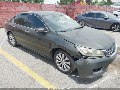 1HGCR2F75EA004888 — 2014 Honda Accord EX, Передняя часть (Front End), фото до ремонта