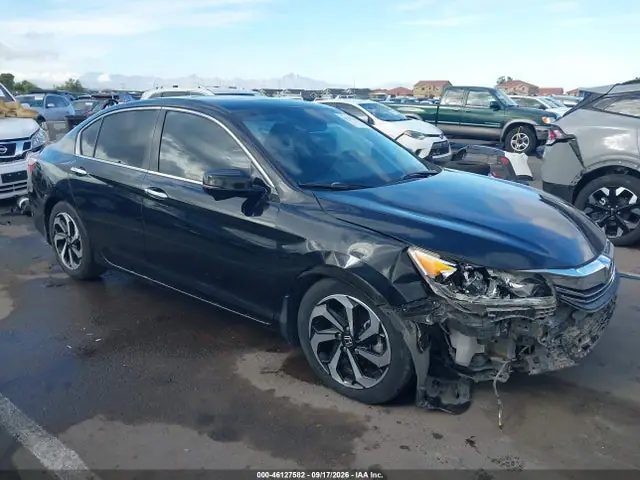 1HGCR2F01GA034282 — 2016 Honda Accord EX, Передняя часть справа (Right Front), фото до ремонта