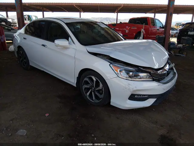 1HGCR2F74HA231588 — 2017 Honda Accord EX, Передняя часть (Front End), фото до ремонта
