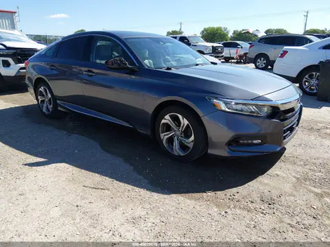 1HGCV1F44JA146235 — 2018 Honda Accord EX, Град (Hail), фото до ремонта
