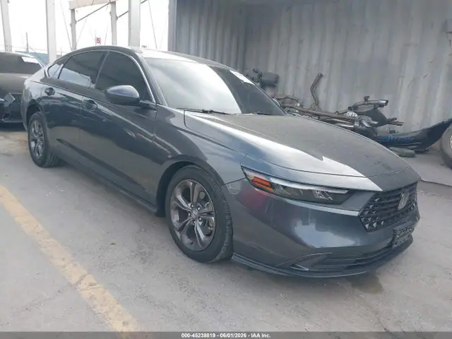 1HGCY1F36PA017713 — 2023 Honda Accord EX, Передняя часть слева (Left Front), фото до ремонта