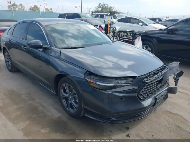 1HGCY2F65RA087187 — 2024 Honda Accord Hybrid EX-L, Передняя часть (Front End), фото до ремонта