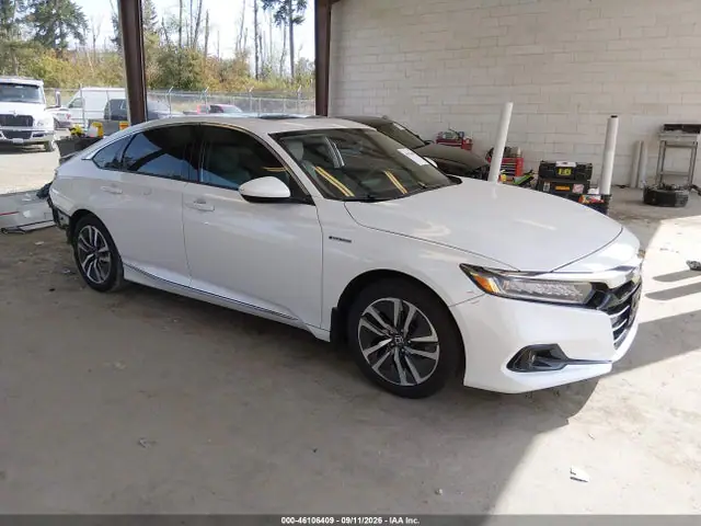 1HGCV3F4XMA009414 — 2021 Honda Accord Hybrid EX, Задняя часть (Rear), фото до ремонта