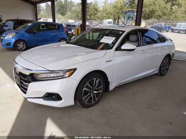 1HGCV3F4XMA009414 — 2021 Honda Accord Hybrid EX, фото 2 с аукциона IAAI 14.10.2026, Задняя часть