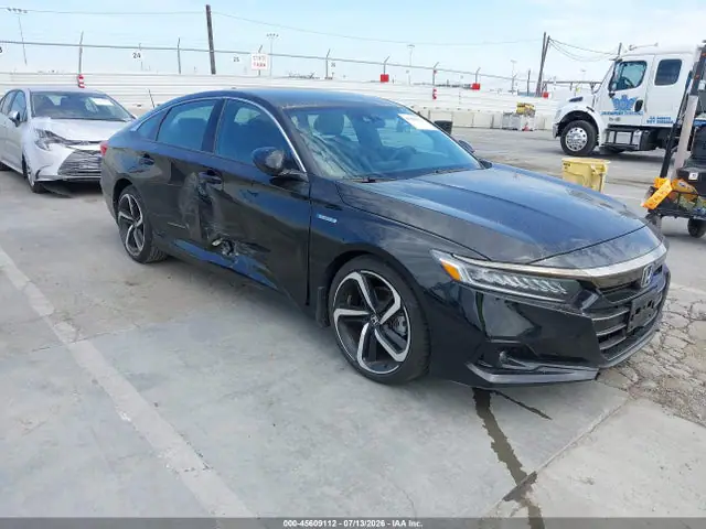 1HGCV3F21NA026506 — 2022 Honda Accord Hybrid Sport, Правый бок (Right Side), фото до ремонта