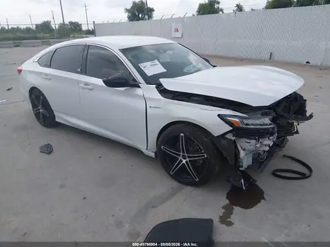 1HGCV3F23NA005785 — 2022 Honda Accord Hybrid Sport, Передняя часть (Front End), фото до ремонта
