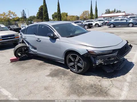1HGCY2F50PA060385 — 2023 Honda Accord Hybrid Sport, Передняя часть (Front & Rear), фото до ремонта