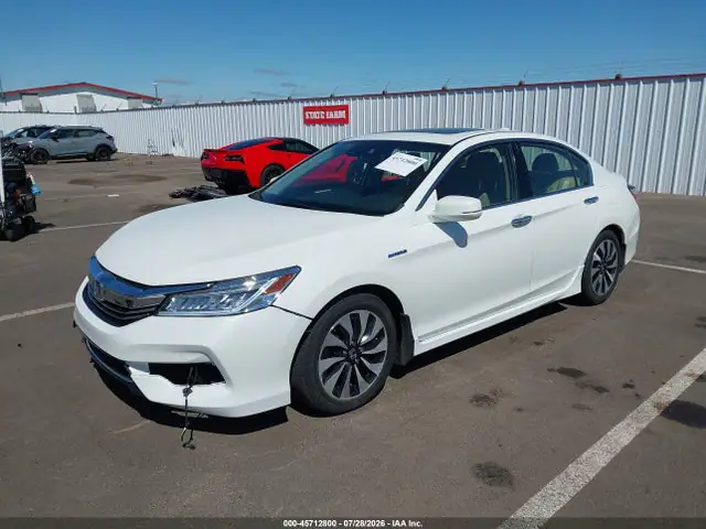 JHMCR6F75HC020506 — 2017 Honda Accord Hybrid Touring, фото 2 с аукциона IAAI 29.09.2026, Передняя часть справа