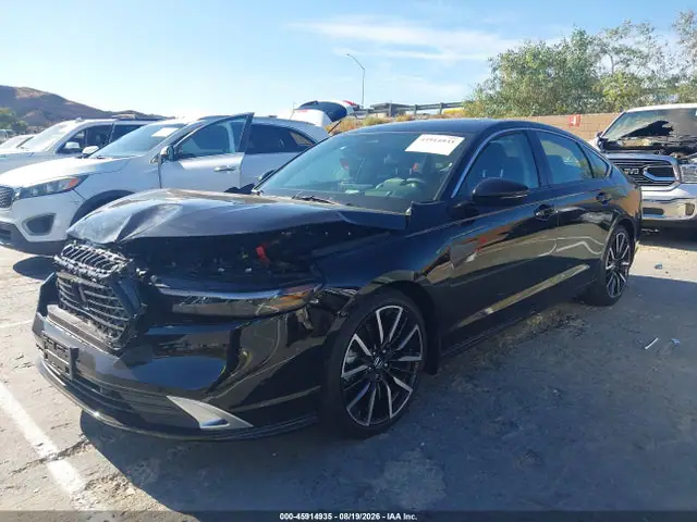 1HGCY2F86TA005878 — 2026 Honda Accord Hybrid Touring, фото 2 с аукциона IAAI 14.10.2026, Передняя часть