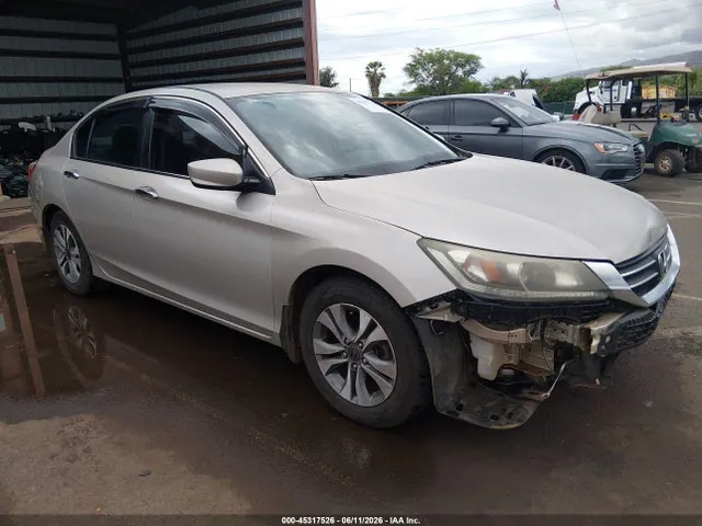 2014 Honda ACCORD LX VIN 1HGCR2F39EA209837 фото 1