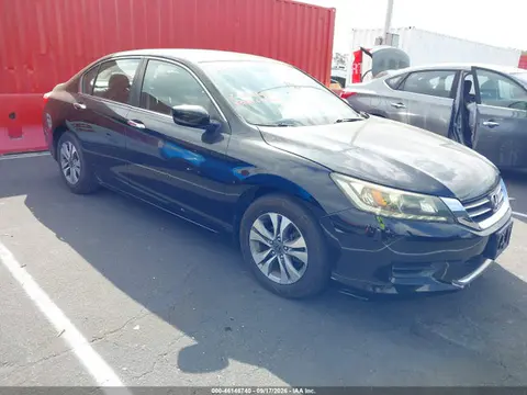 1HGCR2F33EA009343 — 2014 Honda Accord LX, Передняя часть слева (Left Front), фото до ремонта