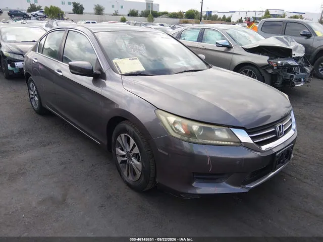 2014 Honda ACCORD LX VIN 1HGCR2F35EA102963 фото 1