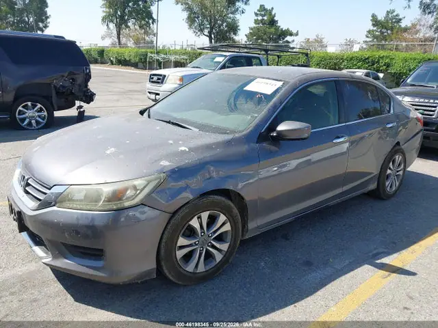 2014 Honda ACCORD LX VIN 1HGCR2F30EA072013 фото 2
