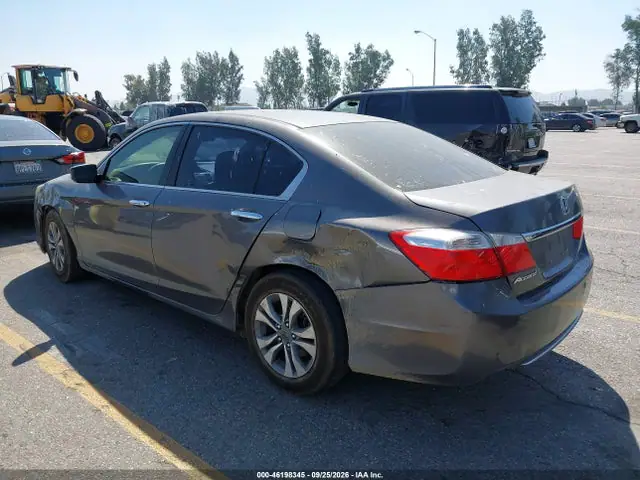 2014 Honda ACCORD LX VIN 1HGCR2F30EA072013 фото 3