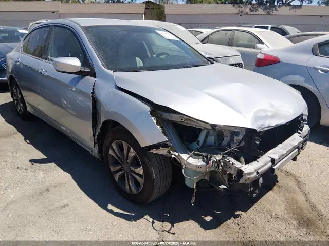 1HGCR2F3XFA187879 — 2015 Honda Accord LX, Передняя часть (Front End), фото до ремонта