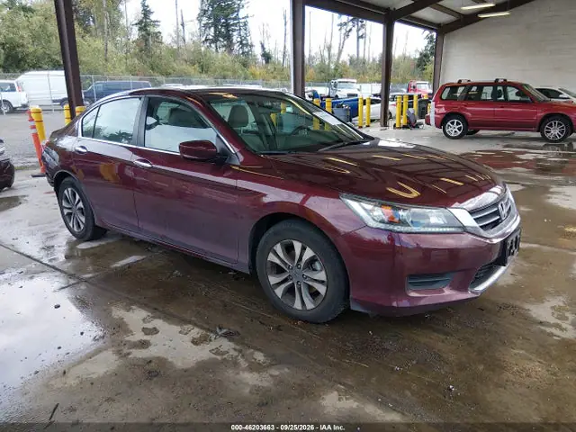 1HGCR2F34FA236672 — 2015 Honda Accord LX, Задняя часть (Rear), фото до ремонта