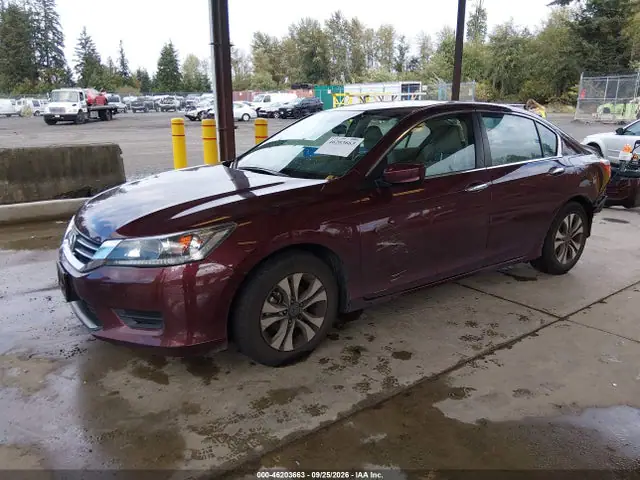 1HGCR2F34FA236672 — 2015 Honda Accord LX, фото 2 с аукциона IAAI 14.10.2026, Задняя часть