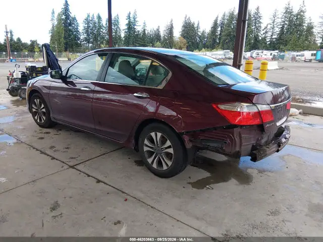 1HGCR2F34FA236672 — 2015 Honda Accord LX, фото 3 с аукциона IAAI 14.10.2026, Задняя часть