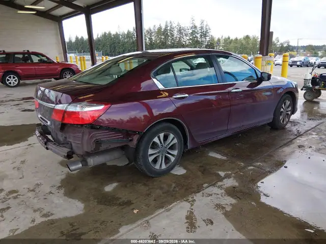 1HGCR2F34FA236672 — 2015 Honda Accord LX, фото 4 с аукциона IAAI 14.10.2026, Задняя часть