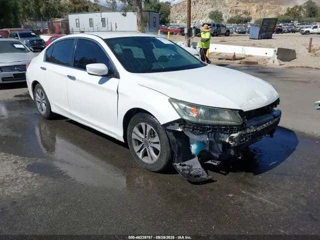 1HGCR2F38FA070544 — 2015 Honda Accord LX, Передняя часть (Front End), фото до ремонта