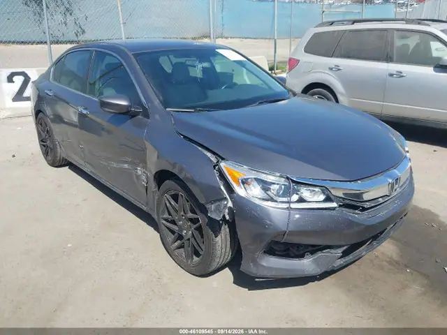 1HGCR2F35GA065769 — 2016 Honda Accord LX, Передняя часть (Front End), фото до ремонта