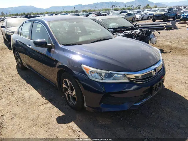 1HGCR2F32GA041042 — 2016 Honda Accord LX, Естественный износ (Normal Wear & Tear), фото до ремонта