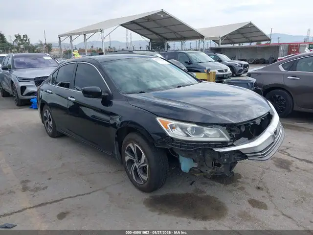 1HGCR2F3XHA014124 — 2017 Honda Accord LX, Передняя часть (Front End), фото до ремонта